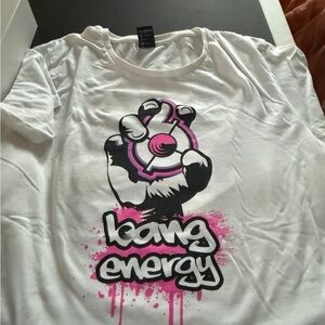 NEW Bang Energy Graphic T-Shirt  XL - double sided.  Promo merch